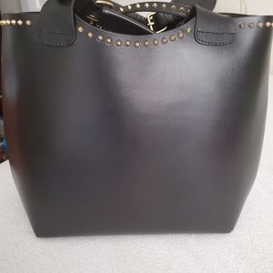 ZARA| STUDDED PLAITED SHOPPER